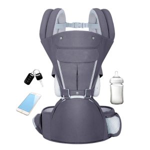 Soft 3-in-1 Carrier - Zero Leg Strain Seat & Headrest - Hip-Healthy M-Position