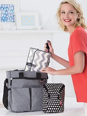 Outside changing diaper  for baby