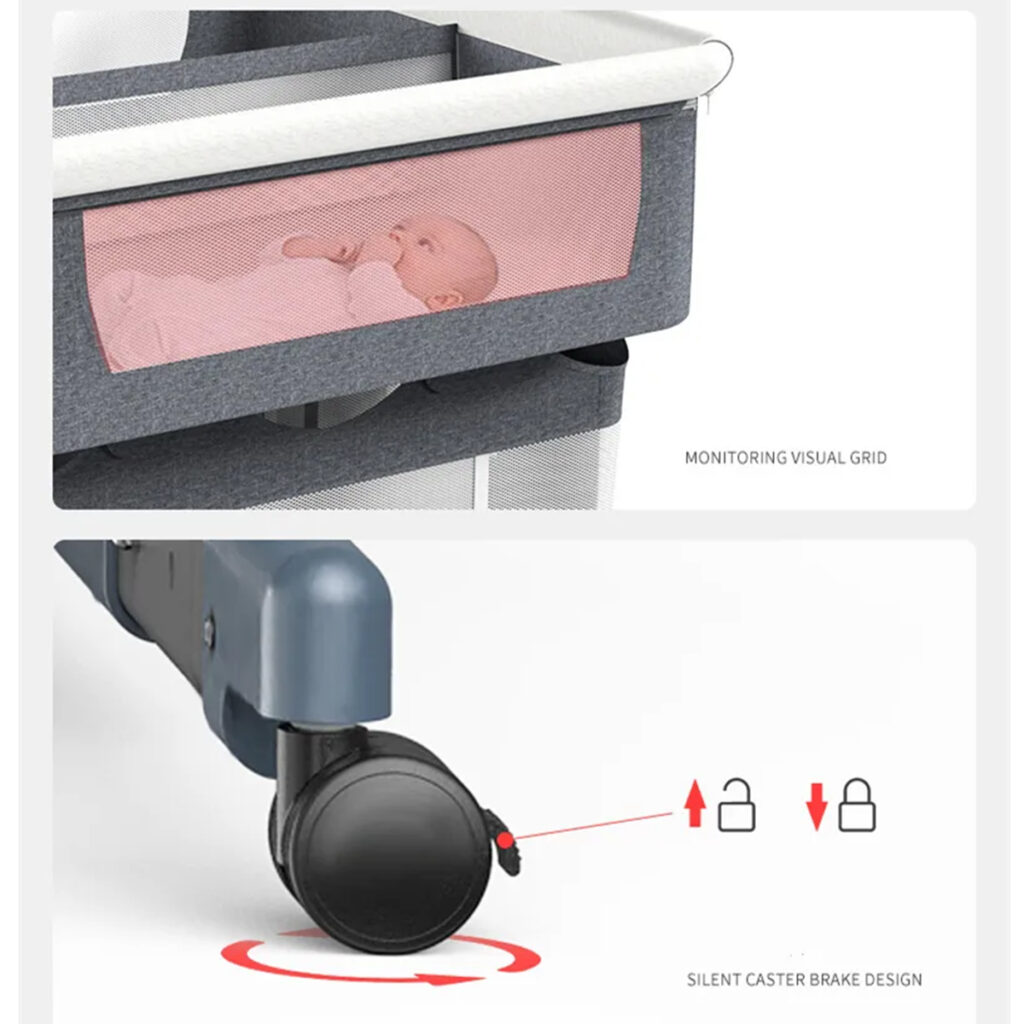 Piegin cradle, ideal cosleeper for Twins babies