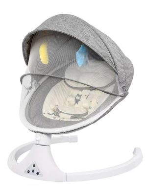 New pattern Baby Swing White Base Baby Bouncer 5-speed regulation Baby Automatic Cradle Swing