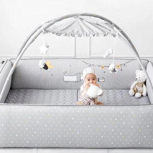 Baby & toddler bumper play mat-baby bed