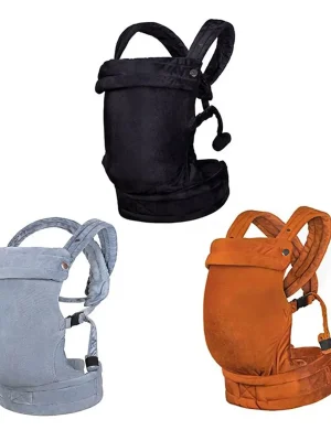 Soft Velvet Ergonomic Baby Carrier - Advanced 4-in-1