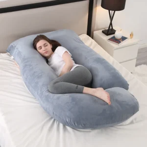 j shaped pillow for side sleepers