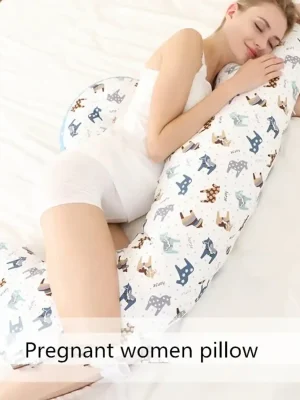 Soft J-Shaped Pregnancy Pillow