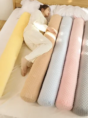 Versatile Long Round Pillow for Comfort