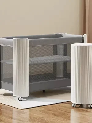 Customizable Portable and Mobile Baby Crib Foldable and Connectable