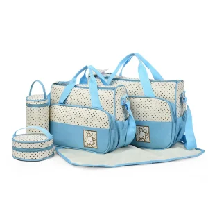 5-Piece Baby Changing Bag & Nappy Set