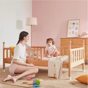 Adjustable Height Toddler Daybed | Safe Wooden Children's Bed