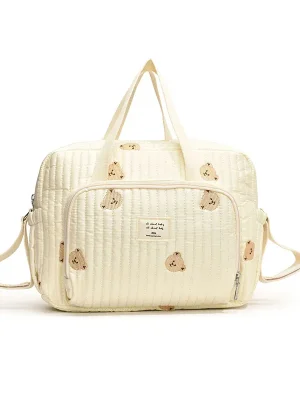 Large Capacity Portable Handbag Stroller Hook Bag Maternity Bag for Moms and Babies Unisex Single Shoulder Mother Bag